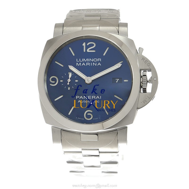 Panerai PAM01316 LUMINOR MARINA AUTO Swiss Movt Silver Dial SS Case Replica Watch - Image 2