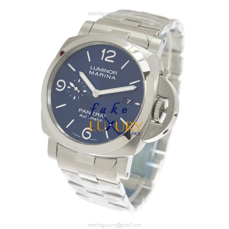 Panerai PAM01316 LUMINOR MARINA AUTO Swiss Movt Silver Dial SS Case Replica Watch - Image 3