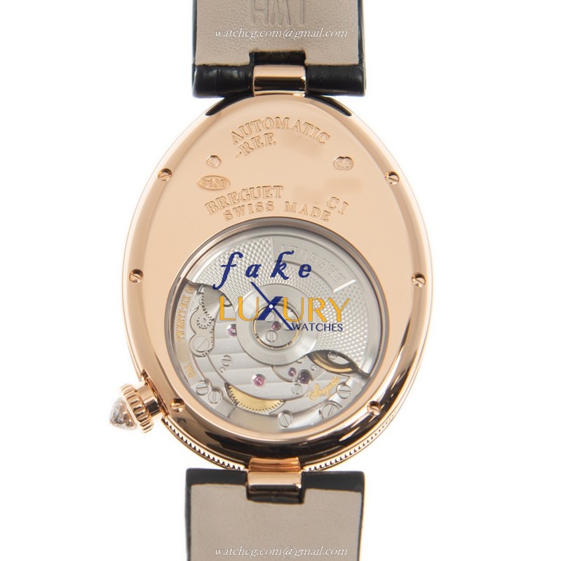 Breguet 8918BR/58/964/D00D/3L Reine de Naples Automatic White Dial 18kt Rose Gold Replica Watch - Image 3