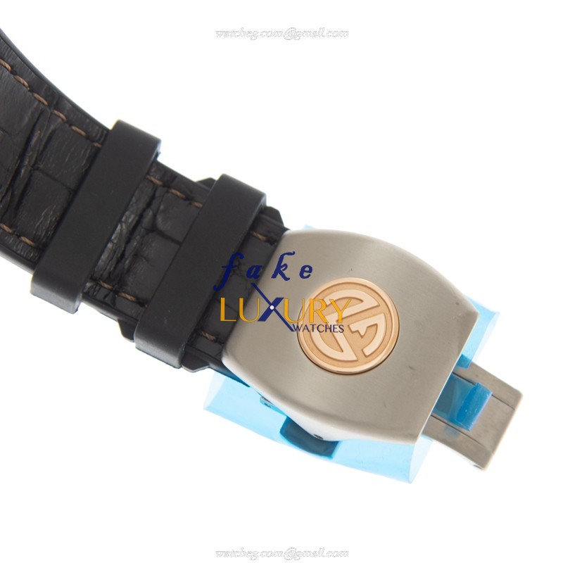 Franck Muller V 45 CC DT GD SQT AC.BR.NR Automatic Black Dial Titanium Replica Watch - Image 4