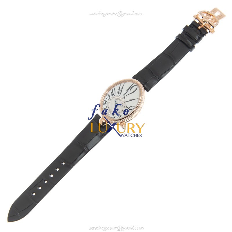 Breguet 8918BR/58/964/D00D/3L Reine de Naples Automatic White Dial 18kt Rose Gold Replica Watch - Image 2