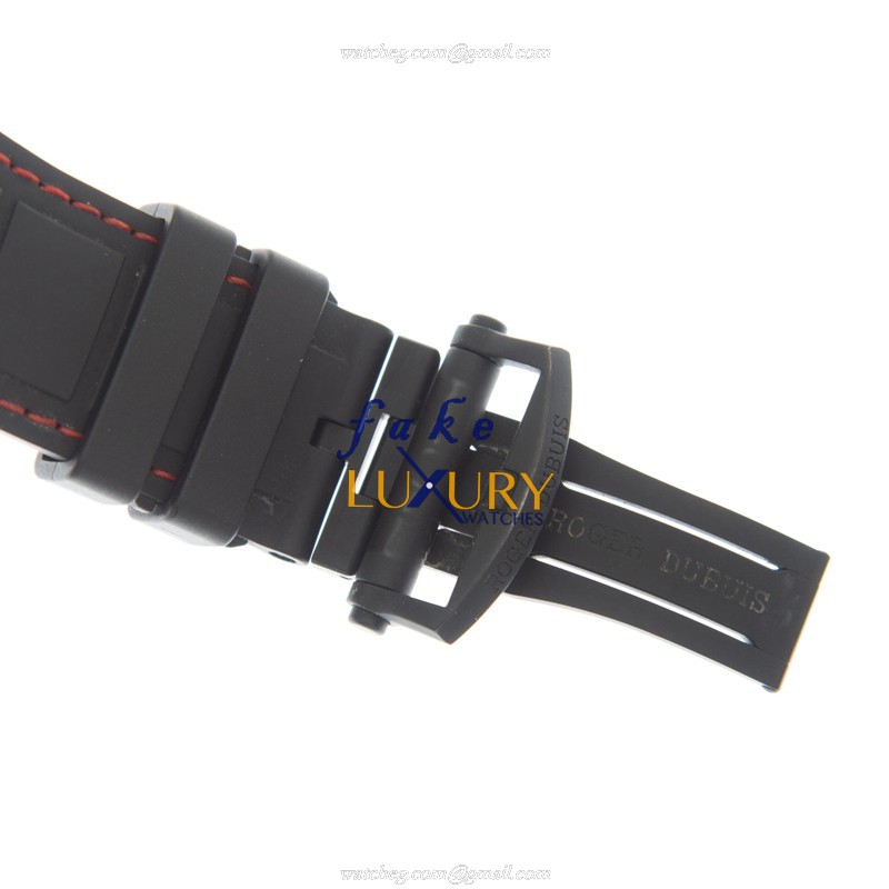 Roger Dubuis RDDBEX0567 Excalibur Automatic Titanium Black Dial Rubber Strap Replica Watch - Image 4