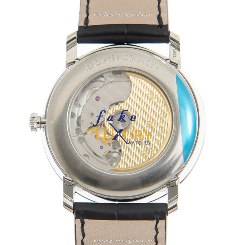 6654-1127-55B - Blancpain Villeret Replica Watch Automatic White Dial Stainless Steel - Image 3
