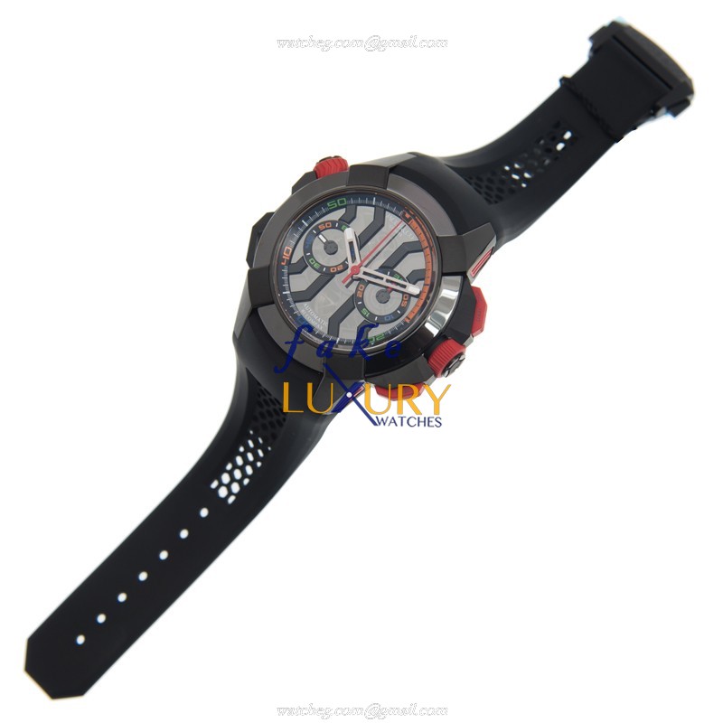 Jacob & Co 313.21.SB.BU.B HA4D EPIC X CHRONO Automatic, Black Dial, Stainless Steel Case Replica - Image 2