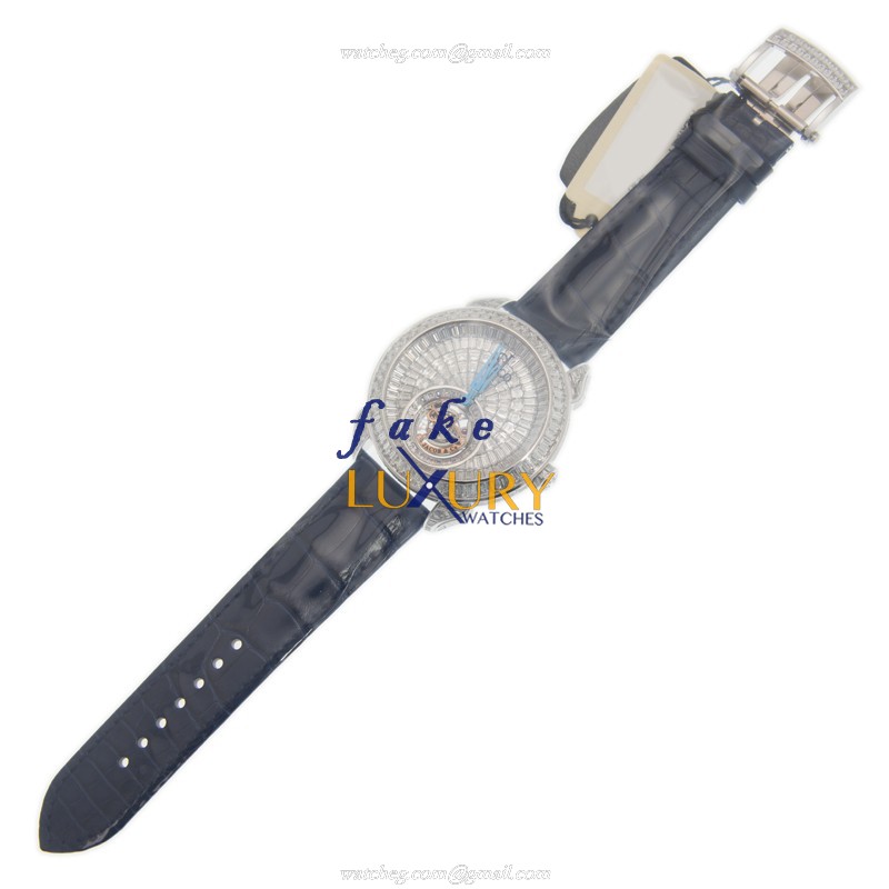 Jacob & Co 820.30.BD.BD.A CE4D PALATIAL Manual Wind 18kt White Gold Replica Watch, Silver Dial - Image 2