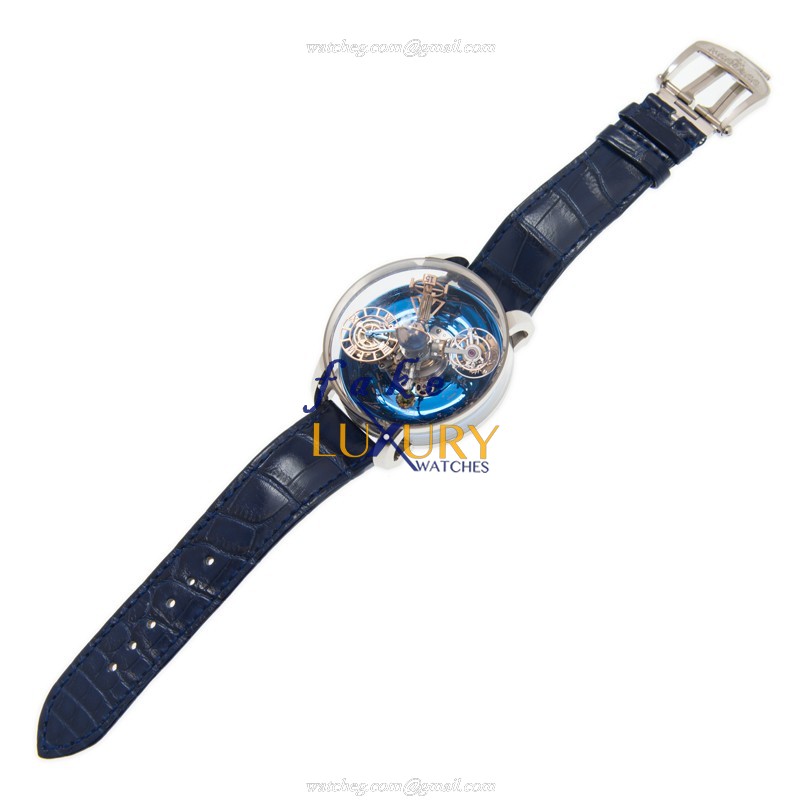 -AT110.30.AA.SD.A FL4D - Jacob & Co ASTRONOMIA Manual Wind Replica Watch - Stainless Steel Case - Image 2