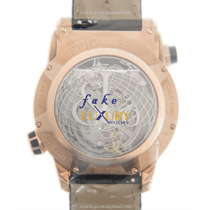 Jacob & Co ES100.40.NS.LR.A CA4D EPIC SF24 Auto 18kt Rose Gold Replica Watch - Luxury Swiss Clone - Image 3