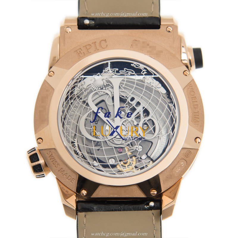Jacob & Co ES101.40.NS.LR.A - Replica Watch - Automatic - 18kt Rose Gold Case - Black Dial - Image 3