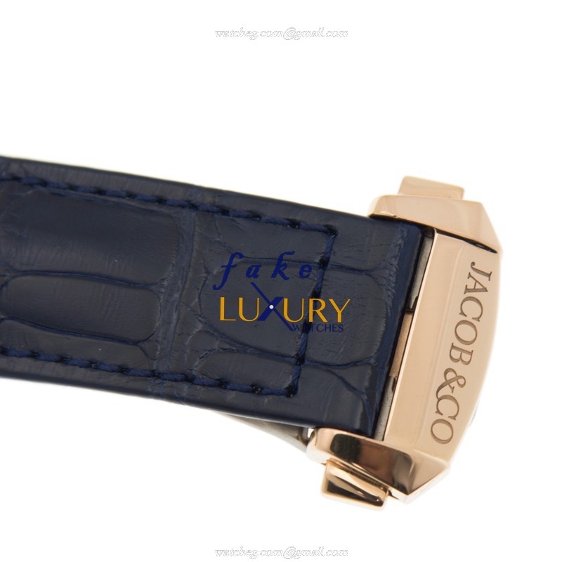 Jacob & Co AT100.40.AC.SD.A Replica Watch Astronomia Manual Wind Blue Dial 18kt Pink Gold - Image 4