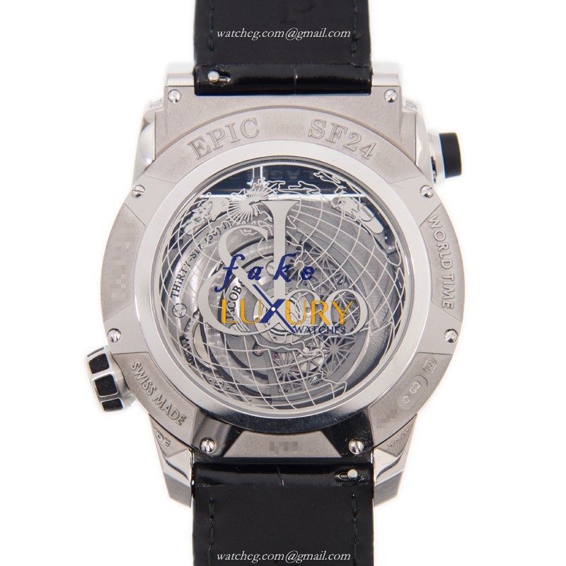Jacob & Co ES802.30.BD.BD.A Epic SF24 Automatic Black Dial Replica Watch - Image 3