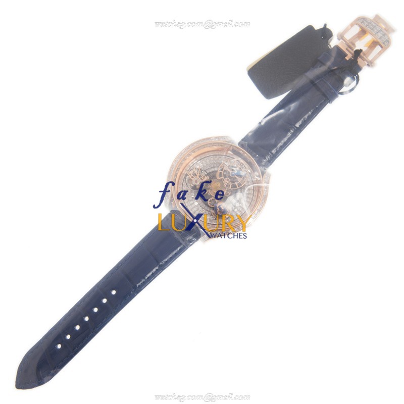 -AS900.40.BD.BD.A FL4D - Jacob & Co ASTRONOMIA Manual Wind 18kt Rose Gold & Diamond Replica - Image 2