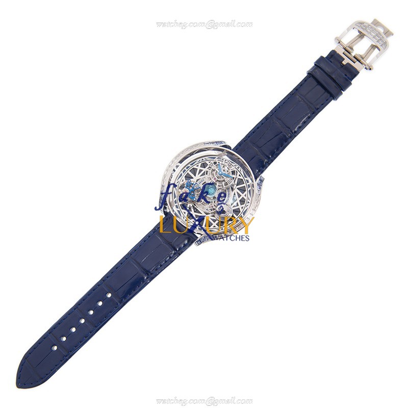 Jacob & Co AS800.30.DB.UA.AGZ4D Astronomia Solar Replica Watch, Automatic Movement, White Gold - Image 2