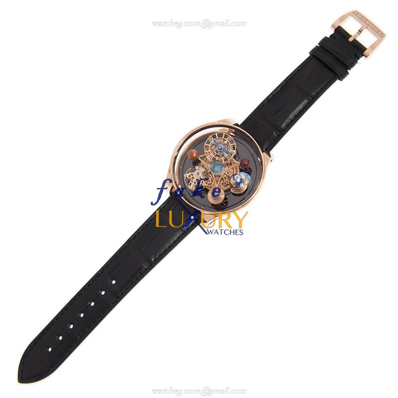- AS300.40.TO.AN.ADA4A JACOB & CO ASTRONOMIA SOLAR Automatic Rose Gold Replica Watch - Skeleton - Image 2