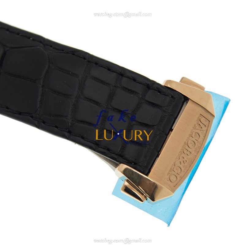 Jacob & Co ES802.40.BD.BD.A CA4D Replica Watch With Automatic Movement, 18kt Rose Gold Case, Black - Image 4
