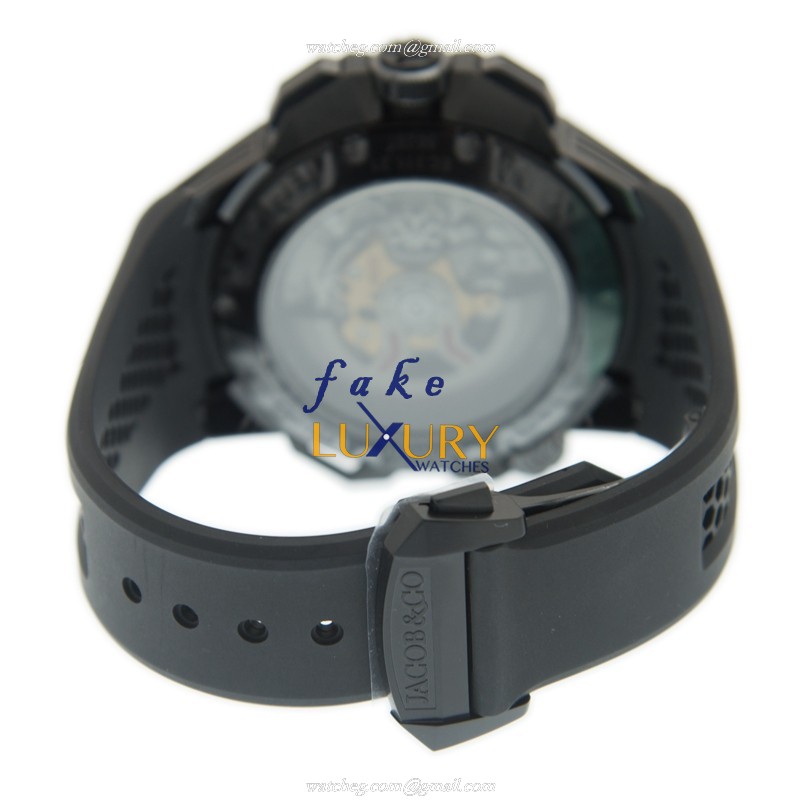 Jacob & Co EC311.21.SD.BB.AHA4D Epic X Chrono Replica Watch, Automatic Titanium, Black Dial - Image 5