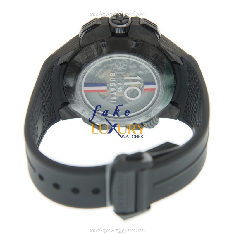 Jacob & Co EC333.29.AA.AA.AHA4D Automatic Titanium Replica Watch - Black Dial & Rubber Strap - Image 4