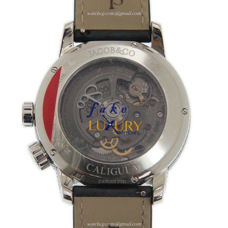 Jacob & Co CL100.10.NS.AB.ACA4A Caligula Replica Watch, Automatic, Gray Dial, Steel Case - Image 3