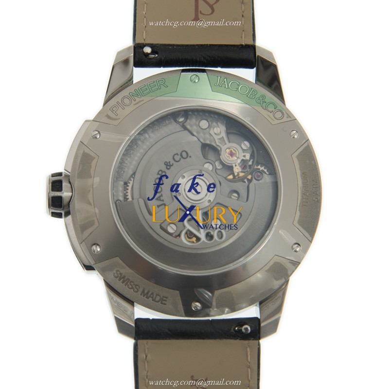 Jacob & Co PI122.20.AB.AA.A - Automatic Titanium Case - Replica Watch - Brown Dial - Black - Image 3