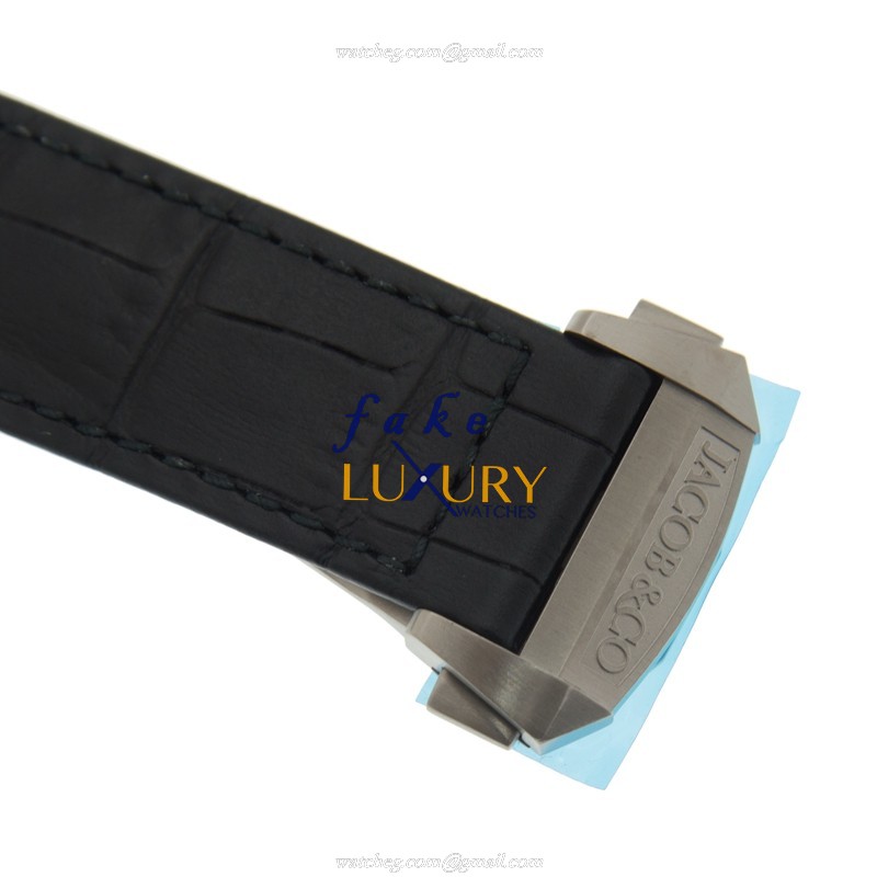 Jacob & Co PI122.20.AB.AA.A - Automatic Titanium Case - Replica Watch - Brown Dial - Black - Image 4