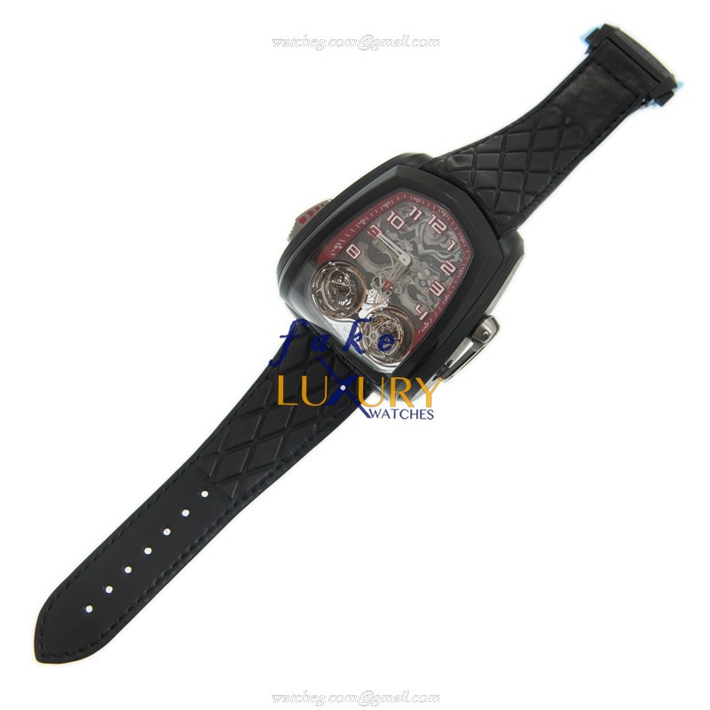 JACOBBRO-003 - Jacob & Co TT100.21.NS.NK.CWA4D Replica Watch Manual Wind Titanium Transparent Skull - Image 2