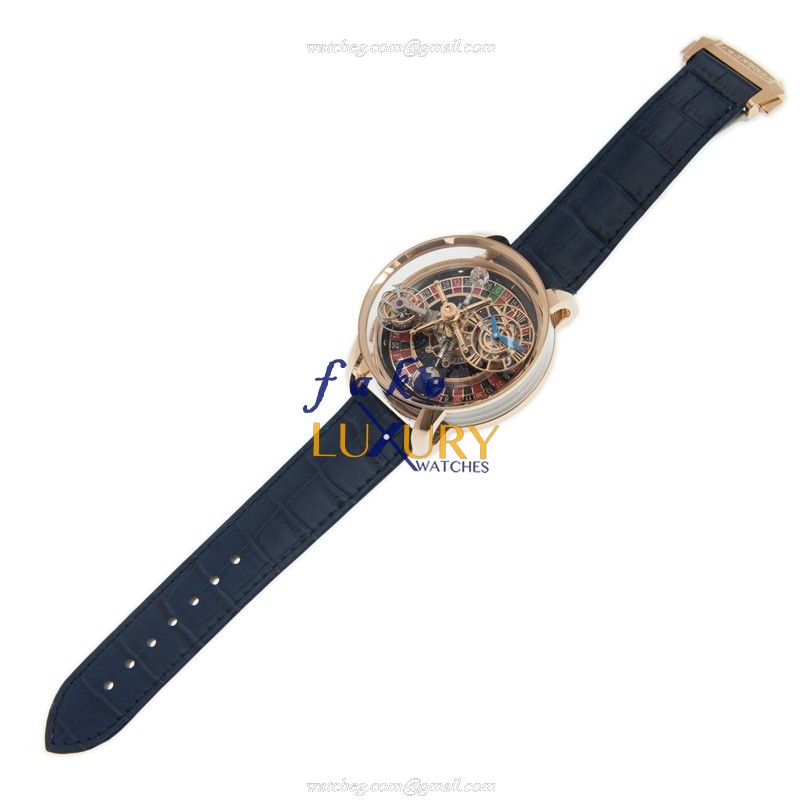 Jacob & Co AT160.40.AB.AB.ABALA Astronomia Replica Watch Manual Wind 18kt Rose Gold Transparent - Image 2