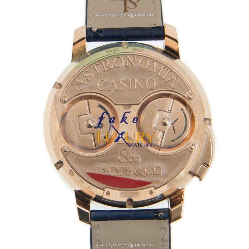 Jacob & Co AT160.40.AB.AB.ABALA Astronomia Replica Watch Manual Wind 18kt Rose Gold Transparent - Image 4