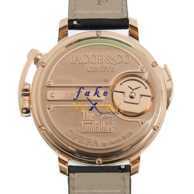 Jacob & Co OP110.40.AG.AB.ACC4S Opera Godfather Replica Watch Manual Wind 18kt Rose Gold - Image 3