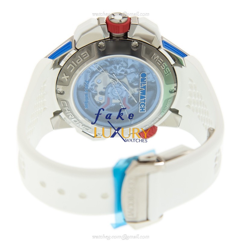 Jacob & Co. EC423.32.BB.UA.AHB4S Replica Watch, Auto, Blue Dial, White Gold Sapphire Case - Image 4
