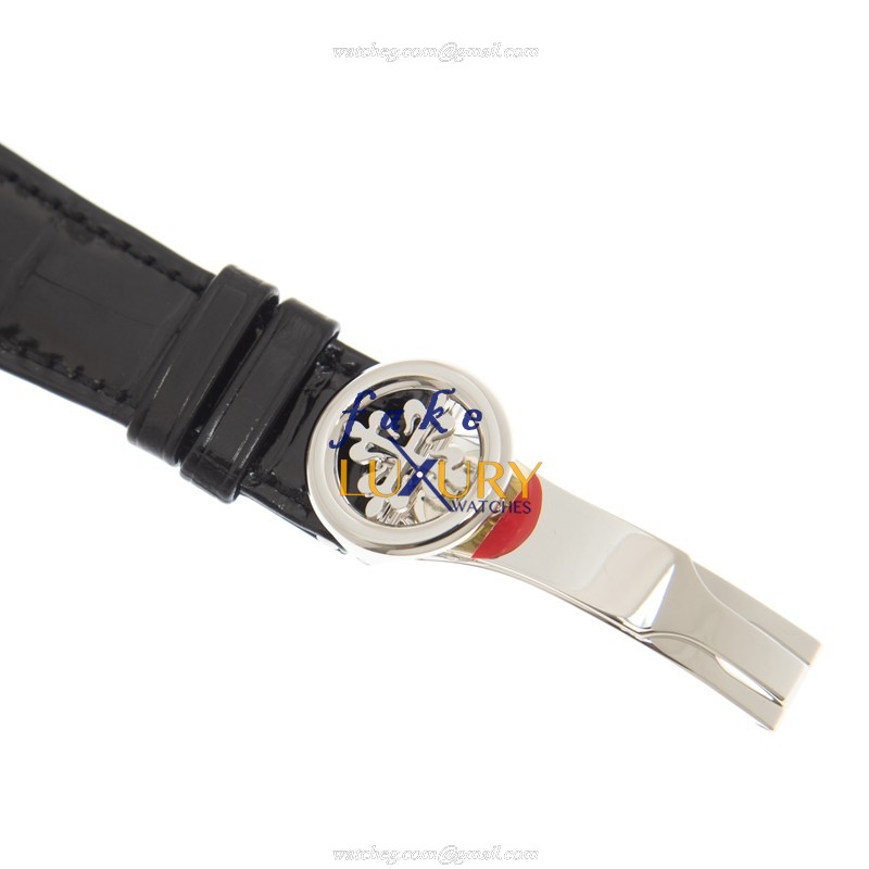 Patek Philippe 5370P-001 - Replica Watch - Manual Wind - Platinum Case - Black Dial - Alligator - Image 4