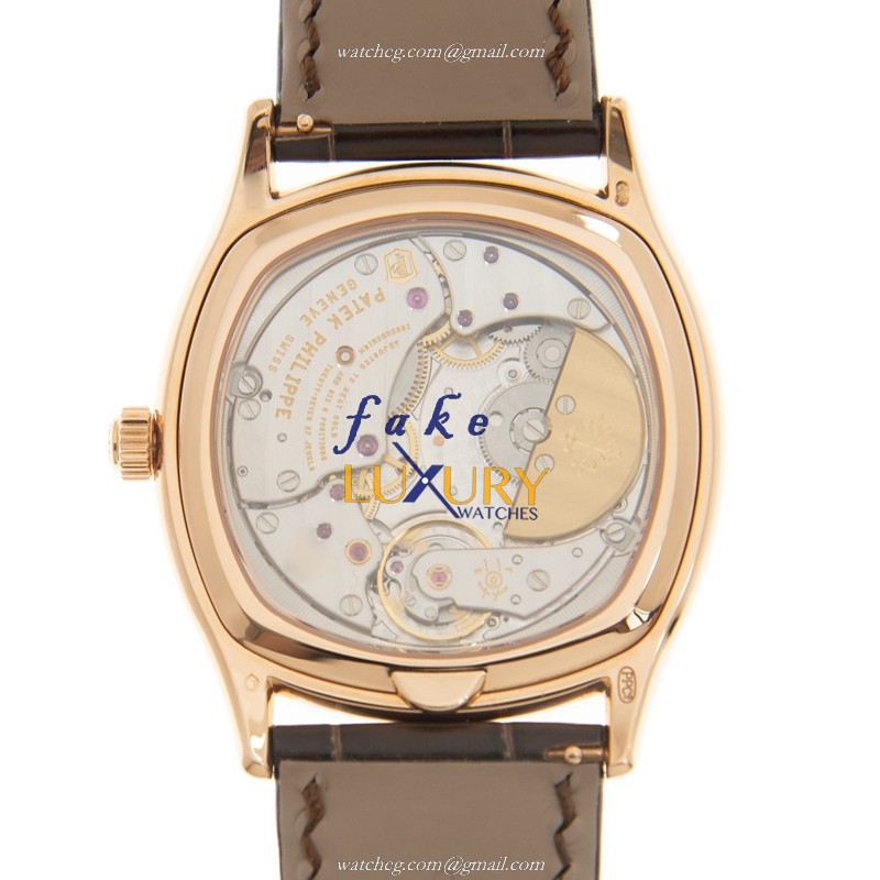Patek Philippe 5940R-001 - Replica Watch - Automatic - 18kt Rose Gold Case - Brown Leather Strap - Image 3