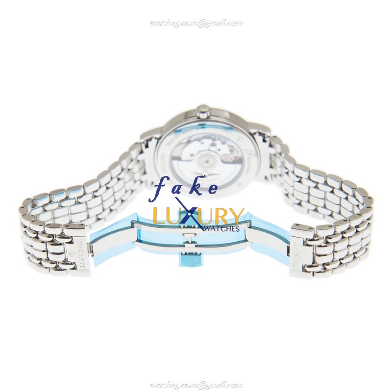 Longines L4.904.4.11.6 PRESENCE Replica Watch, Automatic Movement, White Dial, Steel Bracelet - Image 5