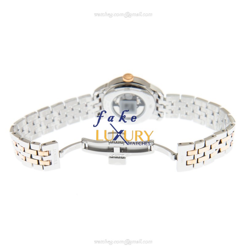 Tissot T-CLASSIC T006.207.22.038.00 Automatic 18kt Rose Gold Silver Dial Replica Watch - Image 5