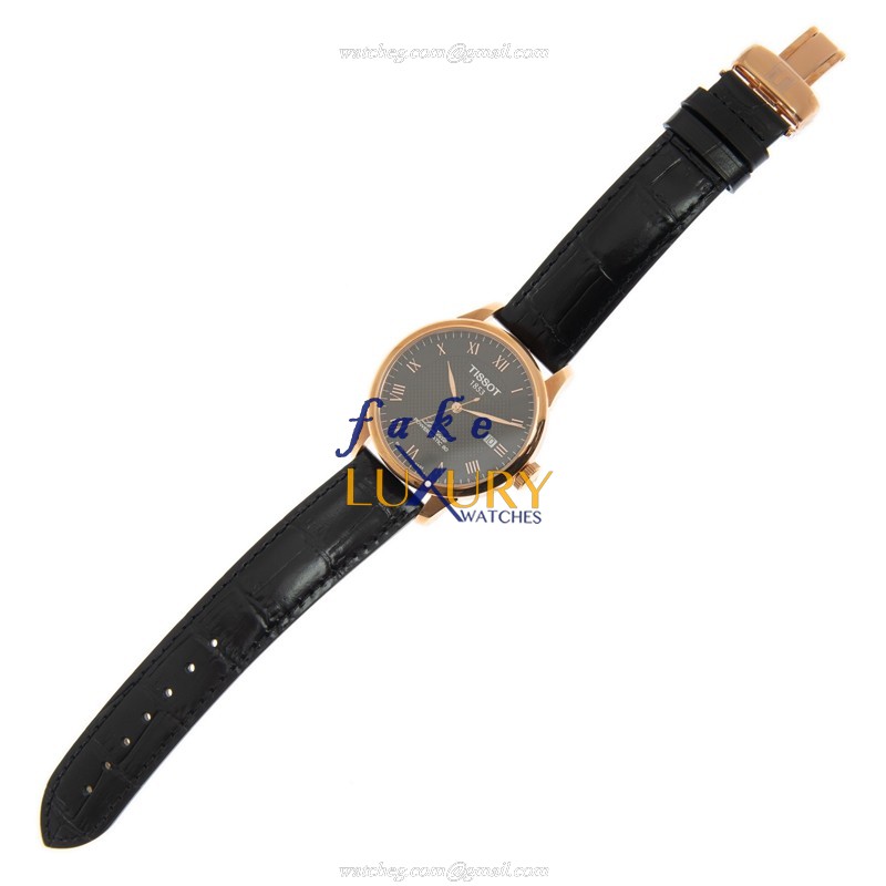 Tissot T006.407.36.053.00 | Automatic | 18kt Rose Gold | Leather Strap | Replica Watch - Image 2