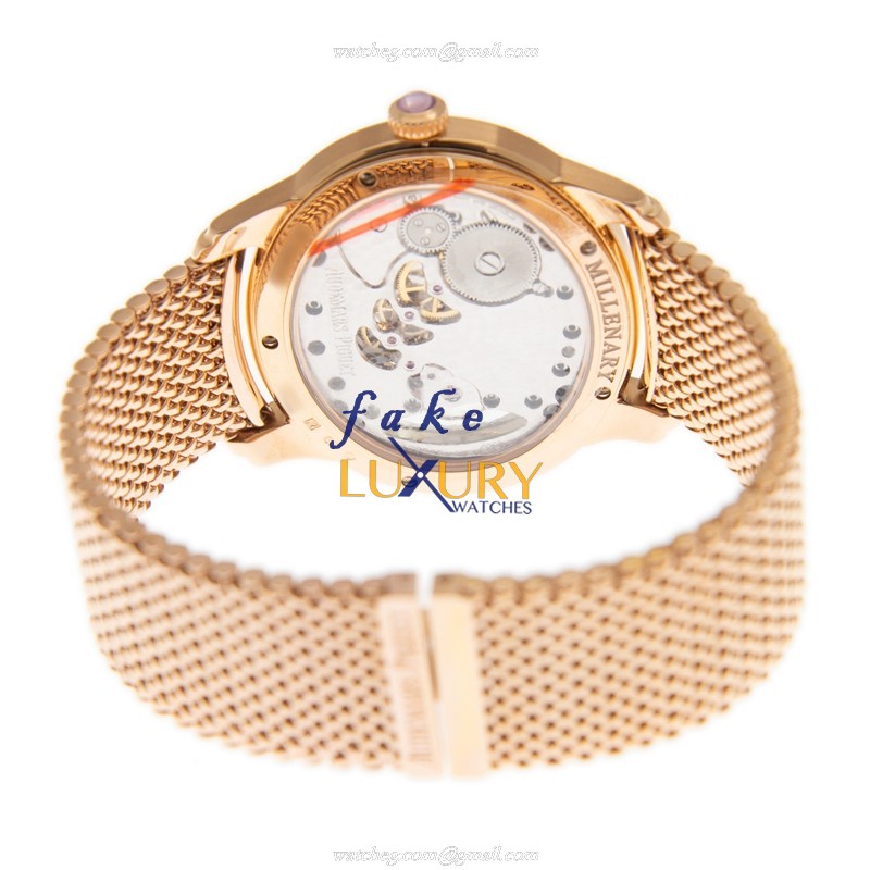 Audemars Piguet MILLENARY 77247OR.ZZ.1272OR.01 Replica Watch With Manual Wind, White Mother of - Image 4