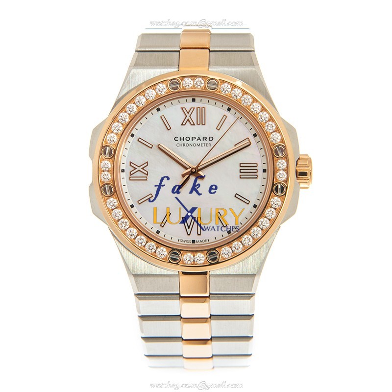 Chopard 298601-6002 ALPINE EAGLE SMALL Automatic 18kt Rose Gold & Diamonds Replica Watch | 1KG Net - Image 2