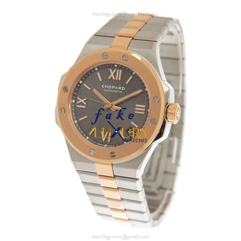 Chopard Alpine Eagle Automatic 18kt Rose Gold Replica Watch - Model 298600-6001 - Image 3
