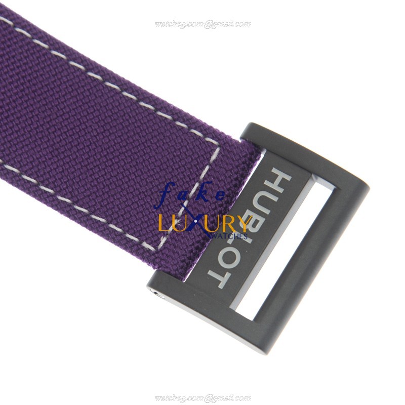 Hublot 440.NX.1100.NR.PLW21 INTELLIGENT Titanium | Purple Dial | Canvas Strap Replica Watch - Image 4