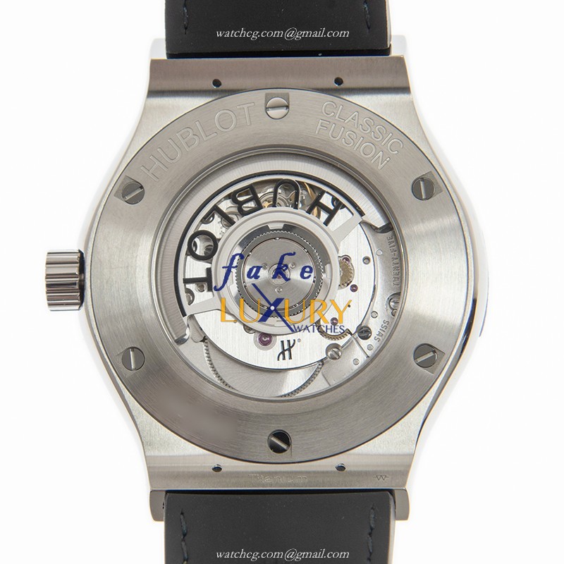 Hublot 542.NX.8970.LR CLASSIC FUSION Automatic Titanium Replica Watch - Alligator Green Strap - Image 3