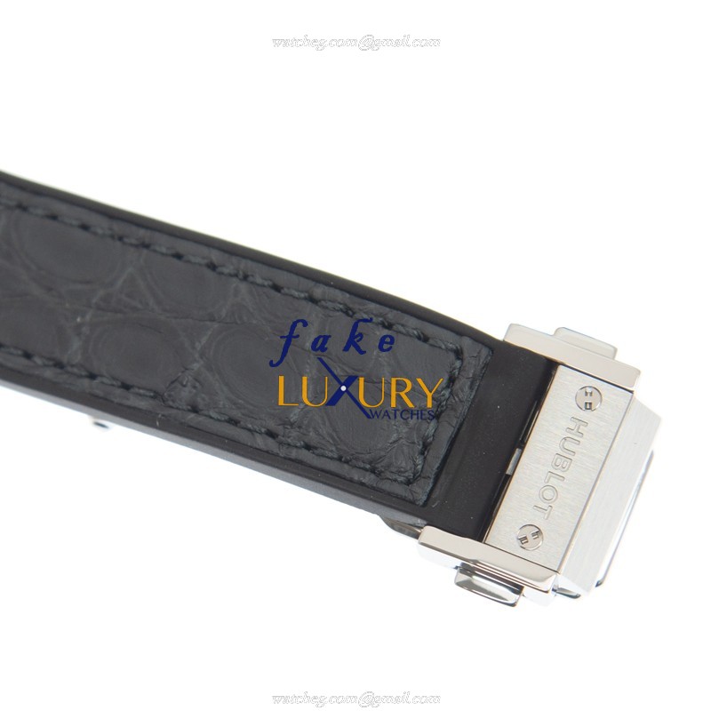 Hublot 581.NX.7071.LR Quartz Titanium Replica Watch - Classic Fusion 33mm钛金属表壳黑面鳄鱼皮带 - Image 4