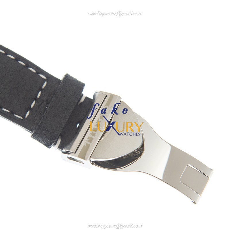 Tudor 79360NWT-LS Replica Watch, Black Bay Chrono, Automatic, White Dial, Steel Case, Leather Strap - Image 4