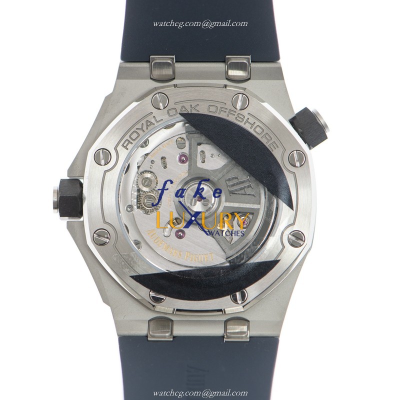 15720ST.OO.A027CA.01 - Audemars Piguet Royal Oak Offshore Replica Watch - Blue Dial Rubber Strap - Image 3