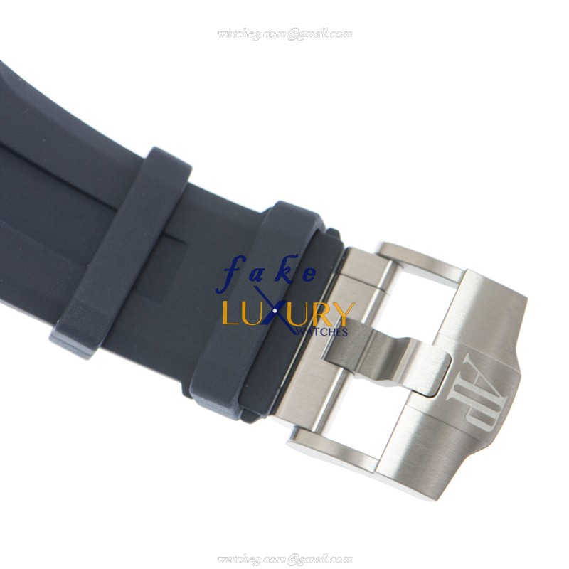 15720ST.OO.A027CA.01 - Audemars Piguet Royal Oak Offshore Replica Watch - Blue Dial Rubber Strap - Image 4