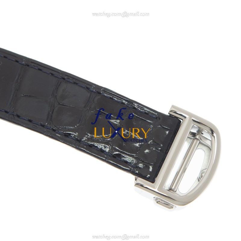 Cartier Ballon Bleu WSBB0029 Automatic Silver Dial Alligator Strap Steel Replica Watch - Image 4