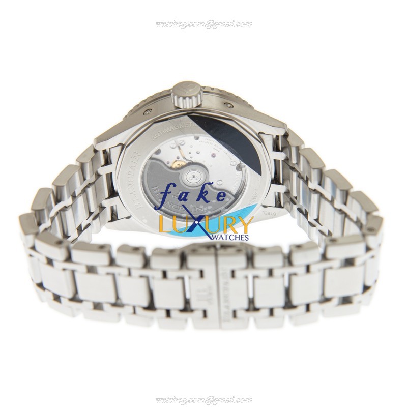 Blancpain 5054-1110-70B Replica Watch, Automatic Movement, Gray Dial, Steel Bracelet - Image 4