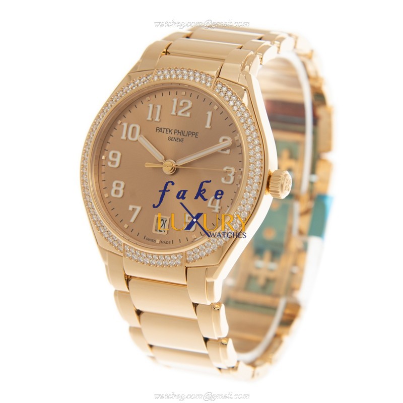 Patek Philippe 7300/1200R-011 TWENTY-4 Replica Watch With 18kt Rose Gold Case, Diamonds, Automatic - Image 3
