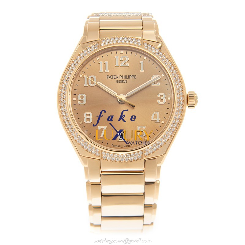 Patek Philippe 7300/1200R-011 TWENTY-4 Replica Watch With 18kt Rose Gold Case, Diamonds, Automatic - Image 2