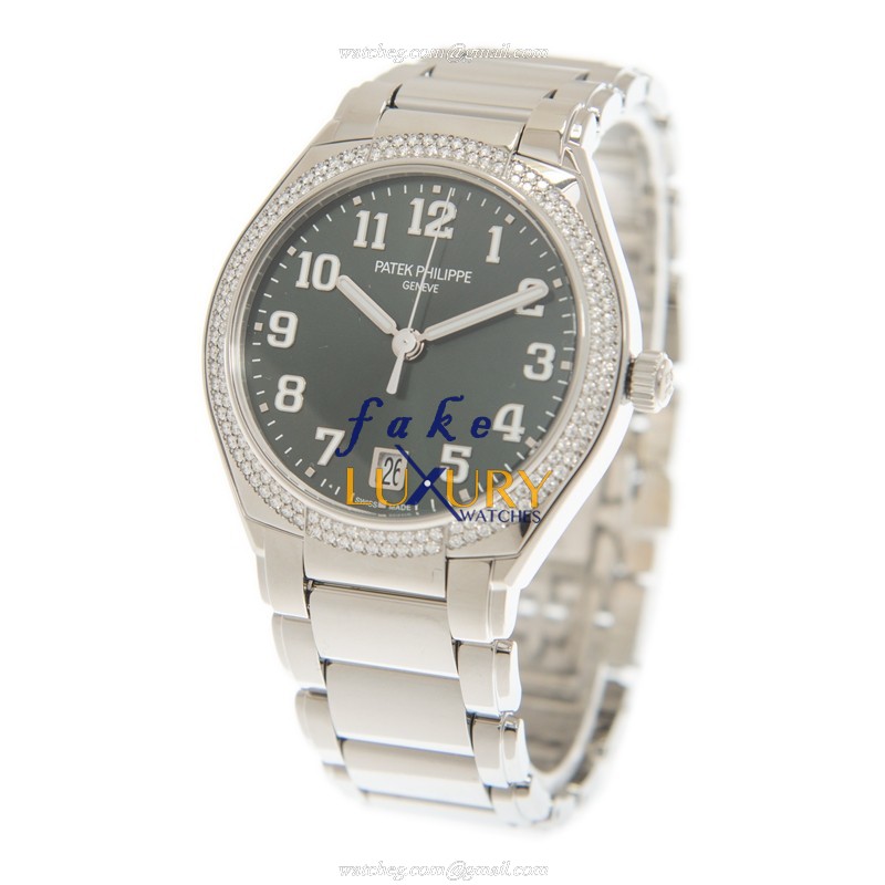 Patek Philippe 7300/1200A-011 Twenty-4 Replica Watch, Green Dial, Automatic Movement, Steel & - Image 3