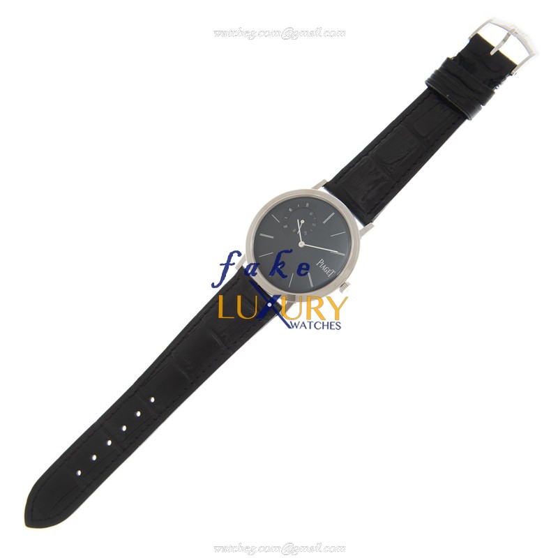 G0A34114 - Piaget Altiplano Replica Watch - Manual Wind 18kt White Gold Black Dial - Image 2