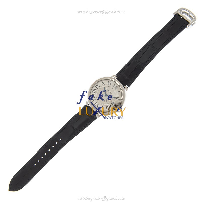 Cartier Ballon Bleu WSBB0039 Automatic Stainless Steel Silver Dial Replica Watch - Image 2