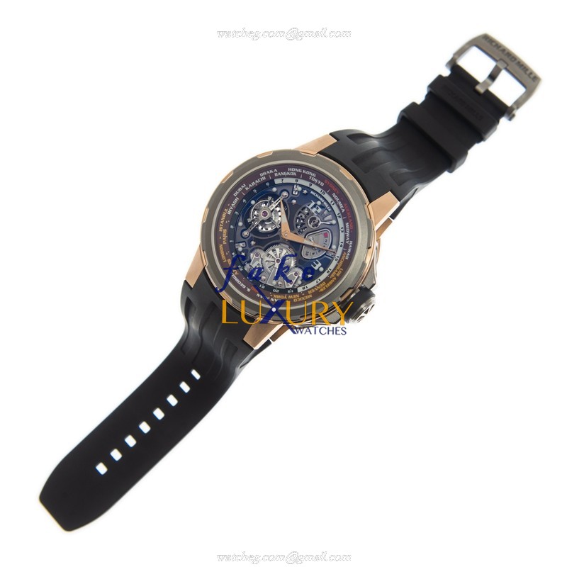 Richard Mille RM58-01 Replica Watch, 18kt Rose Gold & Titanium, Transparent Dial, Manual Wind - Image 2